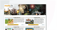 Desktop Screenshot of browsergames.markt.de