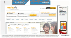 Desktop Screenshot of immowelt.markt.de
